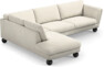 Madison - 3-sits soffa med divan vänster - Vit
