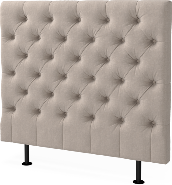 Cape pikerad - Sänggavel låg, , 90-210 cm - Beige