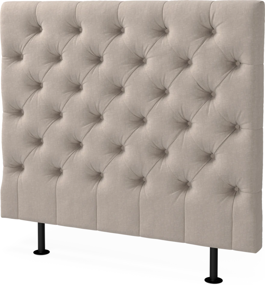 Cape pikerad - Sänggavel låg, , 90-210 cm - Beige