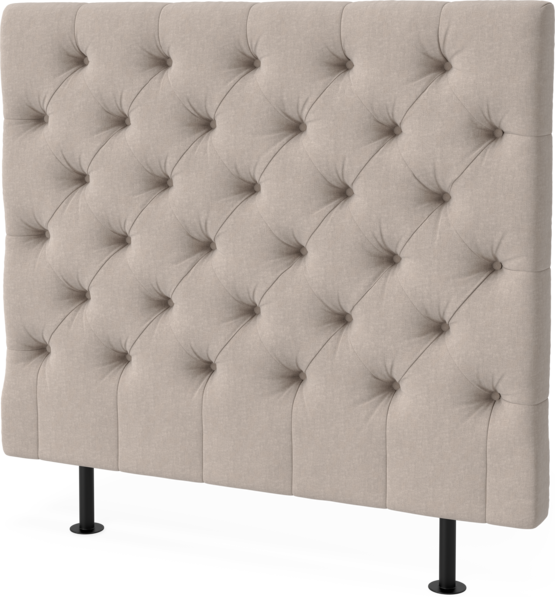 Cape pikerad  - Sänggavel låg, , 90-210 cm - Beige