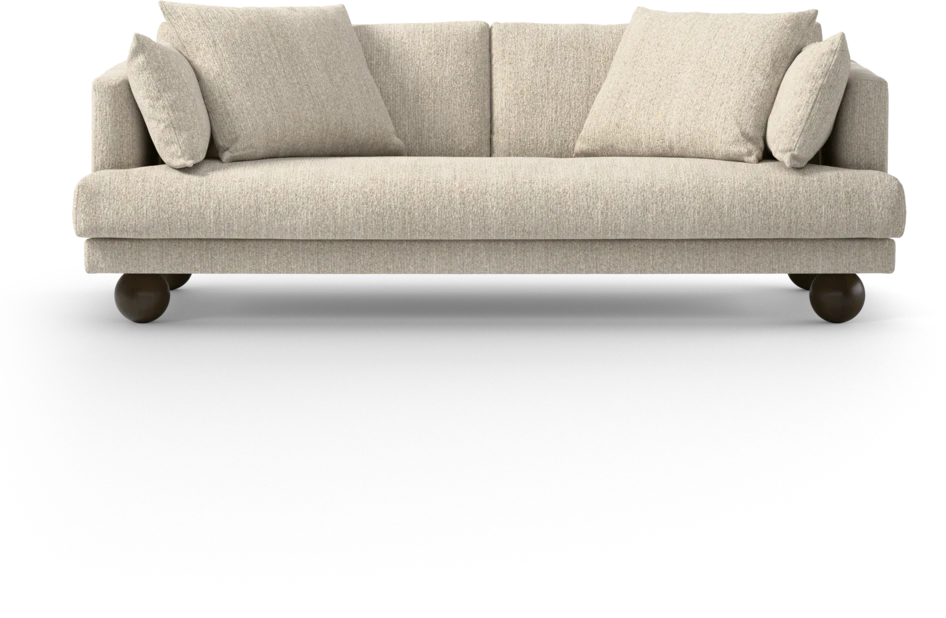 Harper - 3-sits soffa, hel dyna - Beige