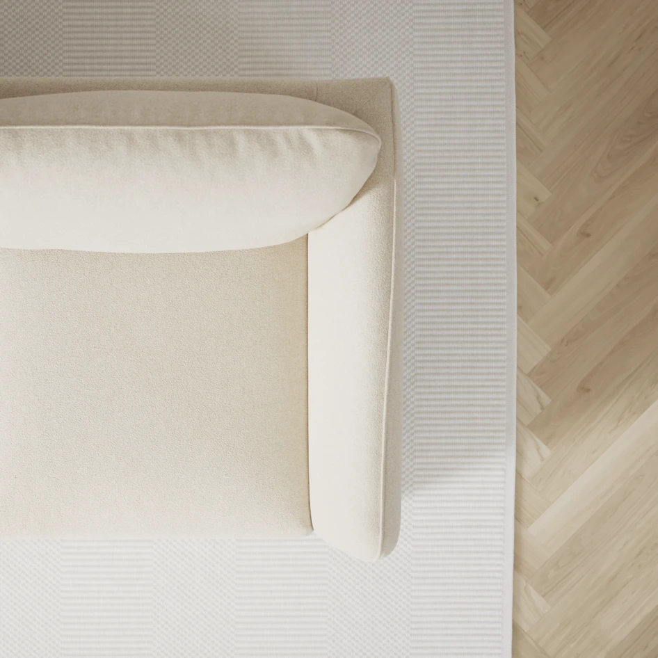 Öland - Fotpall - Beige