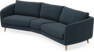 Madison - 3-sits soffa svängd, 90 cm - Turkos