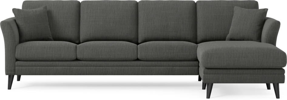 Eden - 3-sits soffa med schäslong - Grå