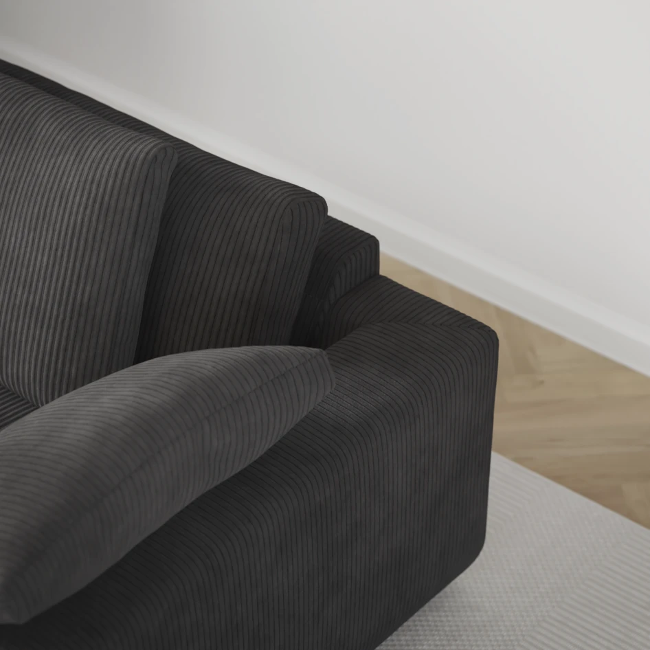 Amie - 4-sits soffa - Grön