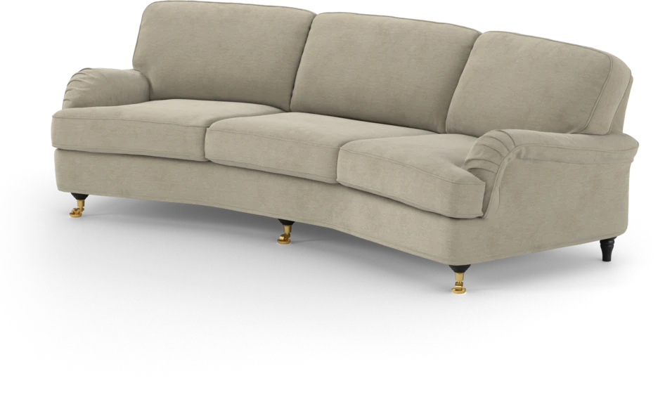 Oxford - 3-sits soffa svängd - Beige