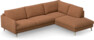 Madison Lux - 3-sits soffa med divan höger - Orange