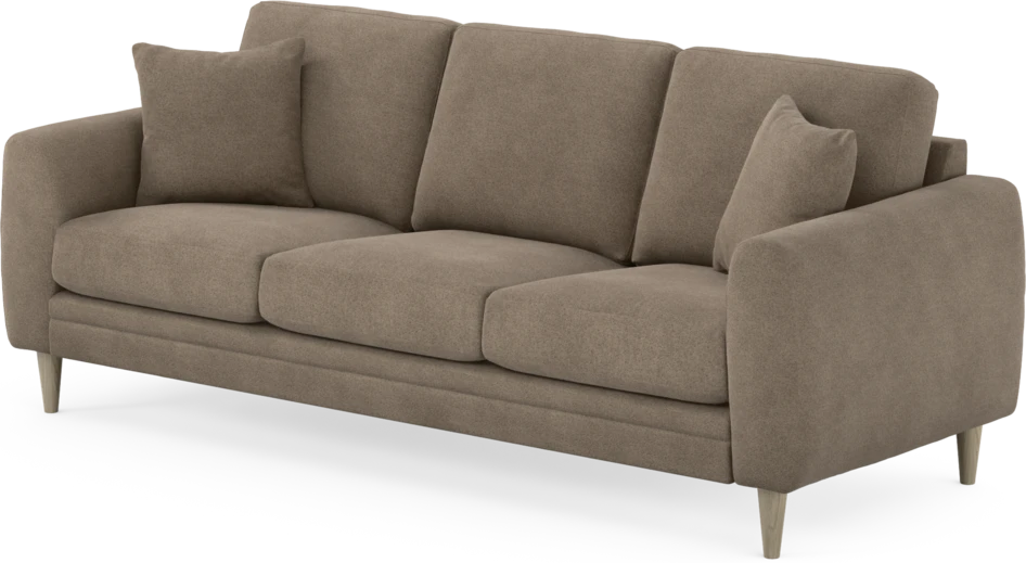 Eden - 3-sits soffa - Brun
