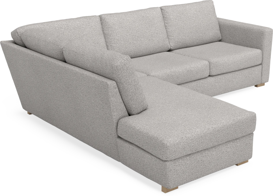 Friday - 2,5-sits soffa med divan vänster - Vit