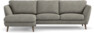 Madison Lux - 2-sits soffa med schäslong vänster - Vit