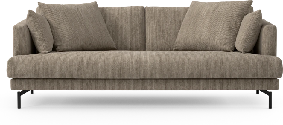 Harper - 3-sits soffa, hel dyna - Beige