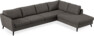 County - 3-sits soffa med divan höger - Brun
