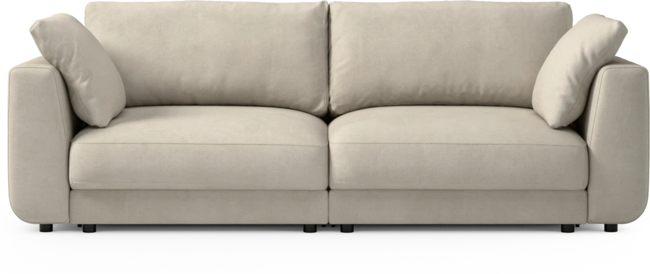 Amie - Bäddsoffa 3-sits - Vit
