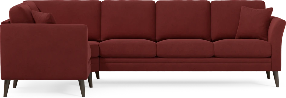Eden - Hörnsoffa, 1+3-sits - Röd