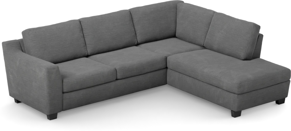 Friday - 2,5-sits soffa med divan höger - Grå