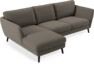 Madison Lux - 2-sits soffa med schäslong vänster - Brun