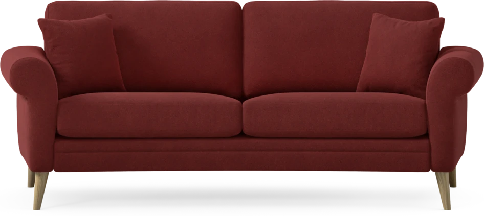Eden - 2,5-sits soffa svängd - Röd