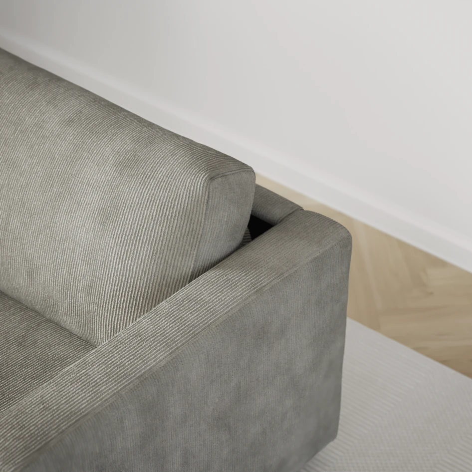Lindö - Bäddsoffa 3-sits  - Grå