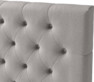 Delux Pikerad XL - Sänggavel, 90-210 cm - Grå