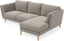 Madison Lux - 2-sits soffa med schäslong höger - Grön