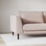 Willow - 3-sits soffa med divan höger, fast klädsel - Rosa