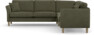 Eden - Hörnsoffa 2,5+2,5 - Grön