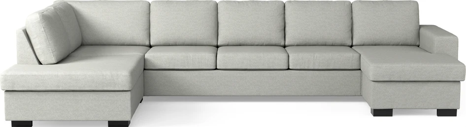 Nevada - 4-sits soffa med divan vänster och schäslong höger - Grå