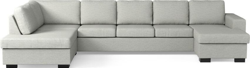 Nevada - 4-sits soffa med divan vänster och schäslong höger - Grå