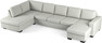Nevada - 4-sits soffa med divan vänster och schäslong höger - Grå