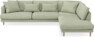 Harper - 3-sits soffa med divan höger - Grön