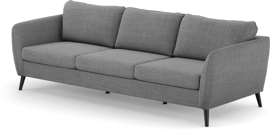 County - 3-sits soffa - Grå