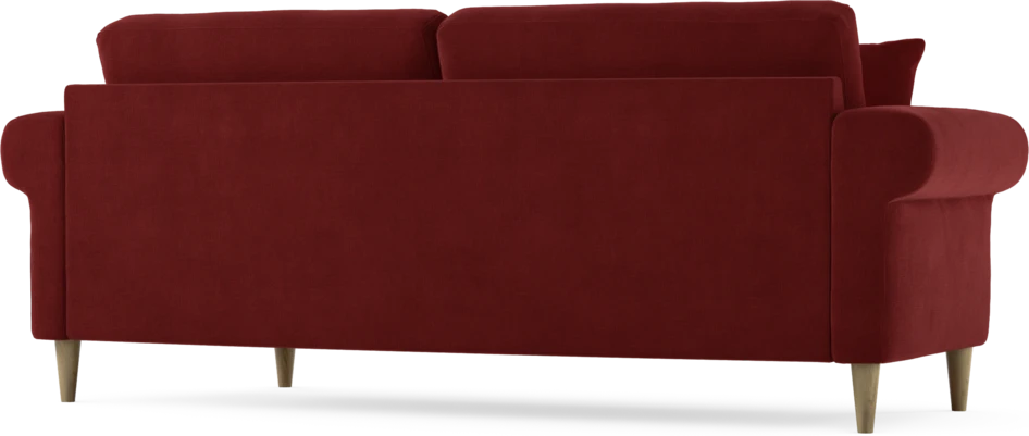 Eden - 2,5-sits soffa svängd - Röd
