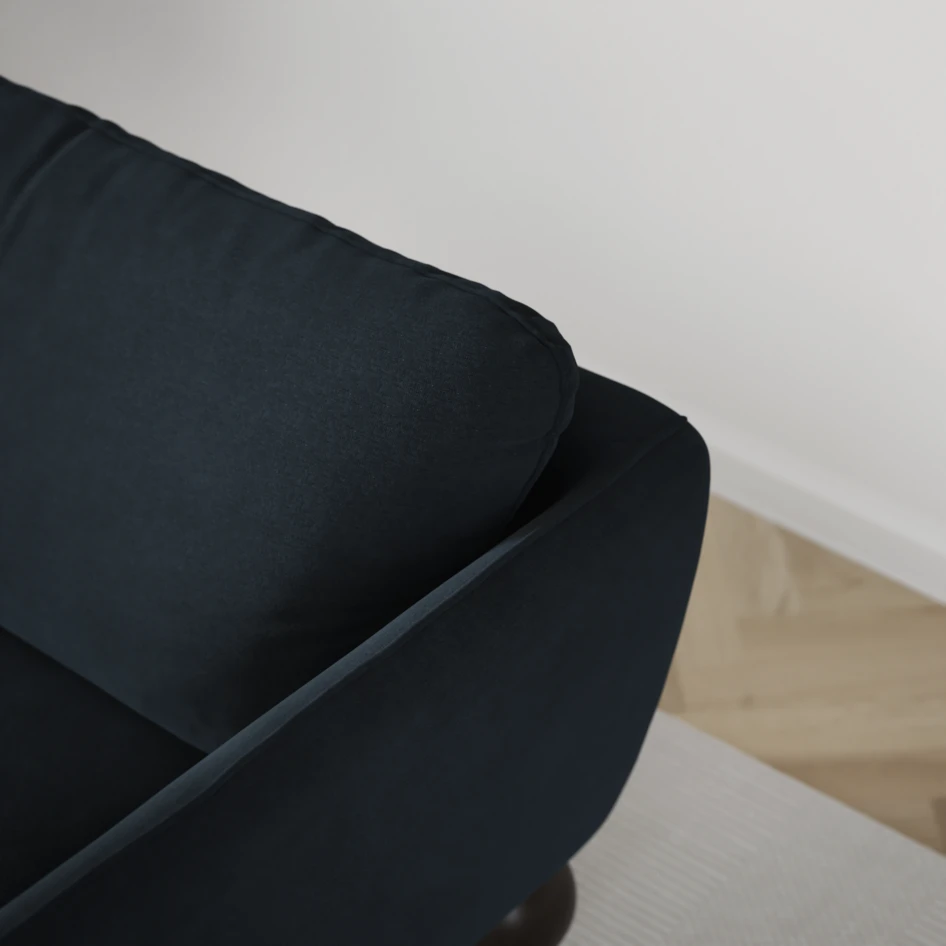 Madison - 2-sits soffa med divan vänster och schäslong höger - Blå