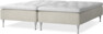 Delux Sense - Ramsäng, dubbelsäng med bäddmadrass - Beige