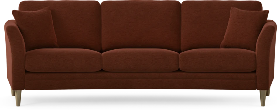 Eden - 3-sits soffa svängd - Orange
