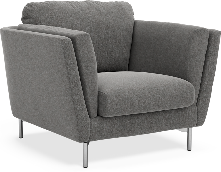 Madison Lux - Fåtölj, 70 cm - Grå