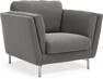 Madison Lux - Fåtölj, 70 cm - Grå