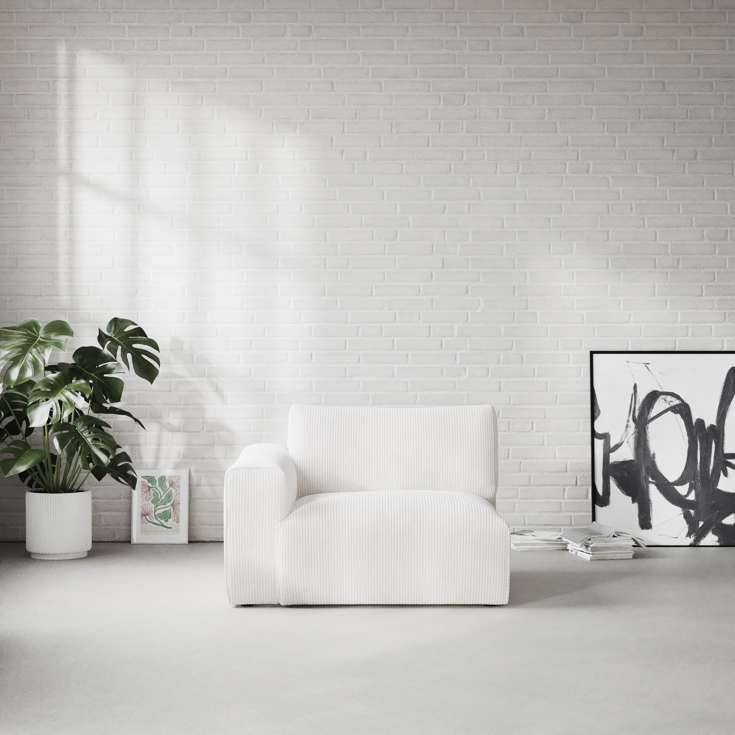 Free - 1,5-sits med armstöd vänster - inspiration