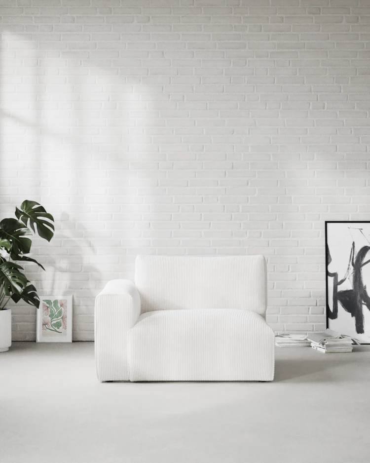 Free - 1,5-sits med armstöd vänster - inspiration