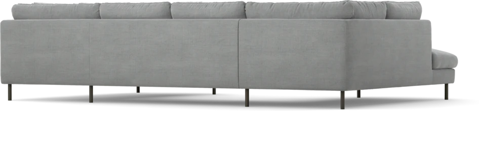 Madison Lux - 2-sits soffa med divan vänster och höger - Grå