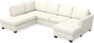 Friday - 3-sits soffa med divan vänster och schäslong höger - Vit