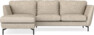 Madison Lux - 2-sits soffa med schäslong vänster - Beige