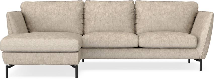 Madison Lux - 2-sits soffa med schäslong vänster - Beige