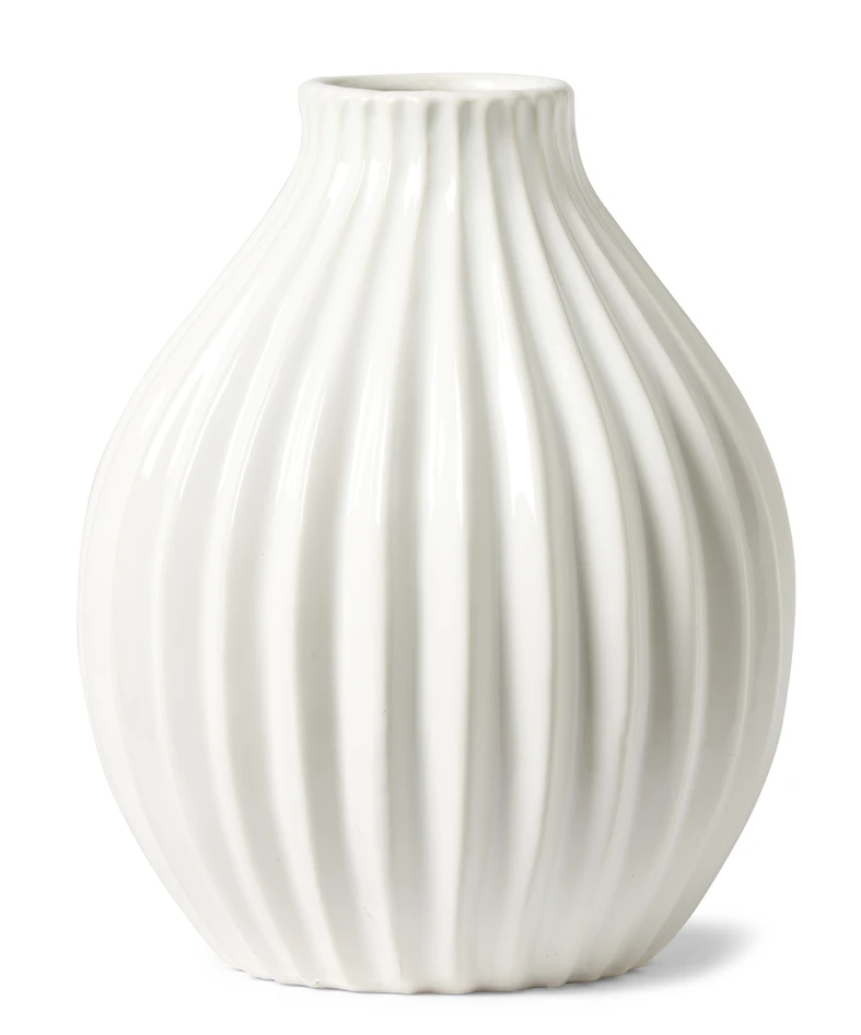 Agnes - Vas, H 23 Ø 19 cm - Vit