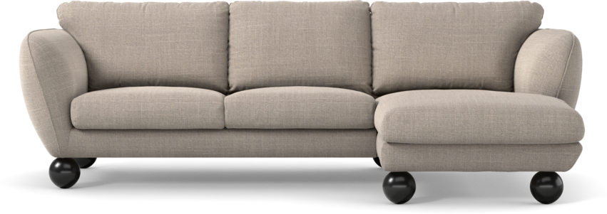 Madison - 2-sits soffa med schäslong höger - Beige