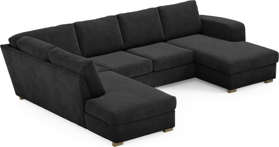 Friday - 3-sits soffa med divan vänster och schäslong höger - Blå