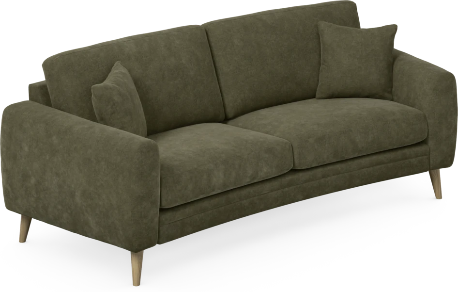 Eden - 2,5-sits soffa svängd - Grön