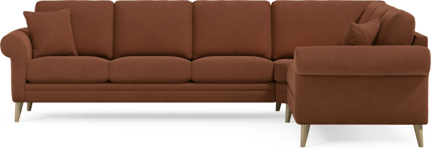 Eden - Hörnsoffa, 3+2-sits - Orange