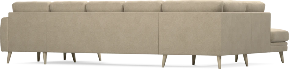Eden - 3-sits soffa med divan vänster och schäslong höger - Beige