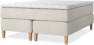 Delux Exclusive - Kontinentalsäng, dubbelsäng med bäddmadrass - Beige